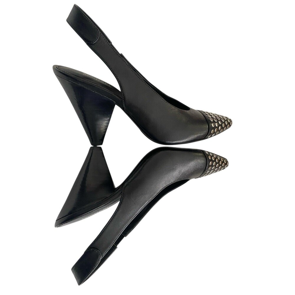 Punk MICHAEL Michael Kors Studded Slingback Pumps - Picture 5 of 13